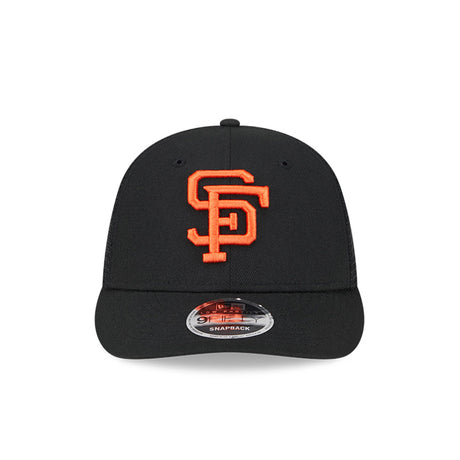 San Fransisco Giants Cooperstown Collection Black 9FIFTY Snapback Trucker Hat - New Era - 23010141301