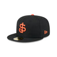 San Jose Giants Authentic Collection On-Field Black 59FIFTY Fitted Hat - New Era - 