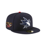 San Jose Sharks America 250 Navy 59FIFTY Fitted Hat - New Era - 230510432701