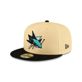 San Jose Sharks " Gold & Glory " 59FIFTY Fitted Hat - New Era - 
