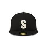 Seattle Mariners Alternate Logo Black 59FIFTY Fitted Hat - New Era - 236641546