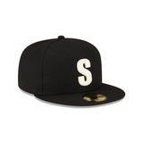 Seattle Mariners Alternate Logo Black 59FIFTY Fitted Hat - New Era - 236641546