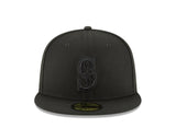 Seattle Mariners Authentic Collection Blackout 59FIFTY Fitted - New Era - 