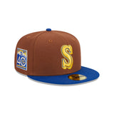 Seattle Mariners Harvest Brown 59FIFTY Fitted Hat - New Era - 23334541501