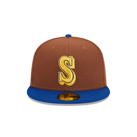 Seattle Mariners Harvest Brown 59FIFTY Fitted Hat - New Era - 23334541501