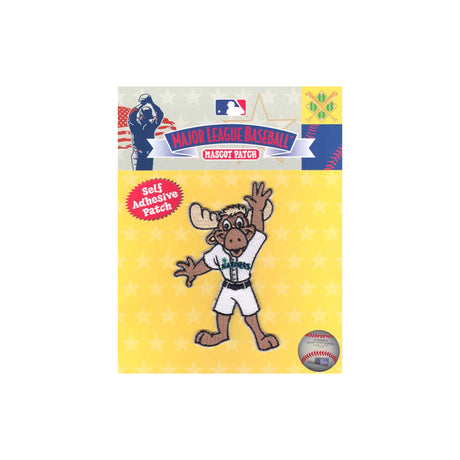 Seattle Mariners Moose Mascot Embroidered Patch - The Emblem Source - 