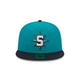 Seattle Mariners Retro City Teal 59FIFTY Fitted Hat - New Era - 23710141501