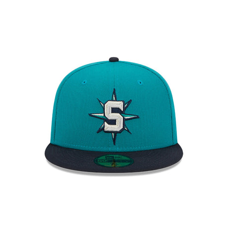 Seattle Mariners Retro City Teal 59FIFTY Fitted Hat - New Era - 23710141501