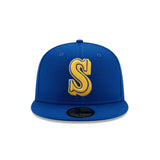 Seattle Mariners Royal Gold Logo 59FIFTY Fitted - Royal Blue - New Era - 