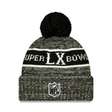 Seattle Seahawks Black Super Bowl LX Cuffed Knit Beanie with Pom - New Era - 36030212804