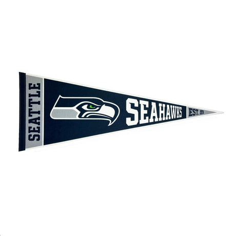 Seattle Seahawks Est. 1976 Navy Felt Pennant - Wincraft - 36030512801