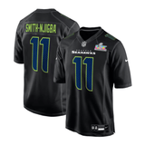 Seattle Seahawks Jaxon Smith - Njigba Super Bowl LX Patch Carbon Nike® Fashion Game Jersey - Nike - 360304128101