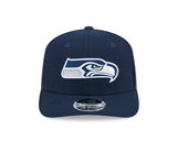 Seattle Seahawks Logo Navy 9SEVENTY Stretch - Snap Hat - New Era - 239519128