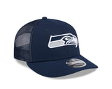 Seattle Seahawks Navy 9FIFTY Snapback Trucker Hat - New Era - 23850212801
