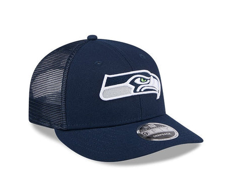 Seattle Seahawks Navy 9FIFTY Snapback Trucker Hat - New Era - 23850212801