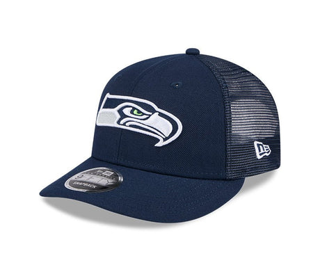 Seattle Seahawks Navy 9FIFTY Snapback Trucker Hat - New Era - 23850212801