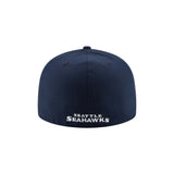 Seattle Seahawks Oceanside Navy 59FIFTY Fitted Hat - New Era - 23140412801