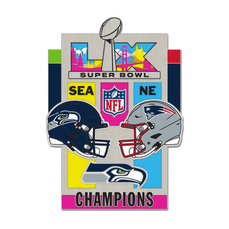 Seattle Seahawks Super Bowl LX Champions Duel Collector Pin - Wincraft - 36030804