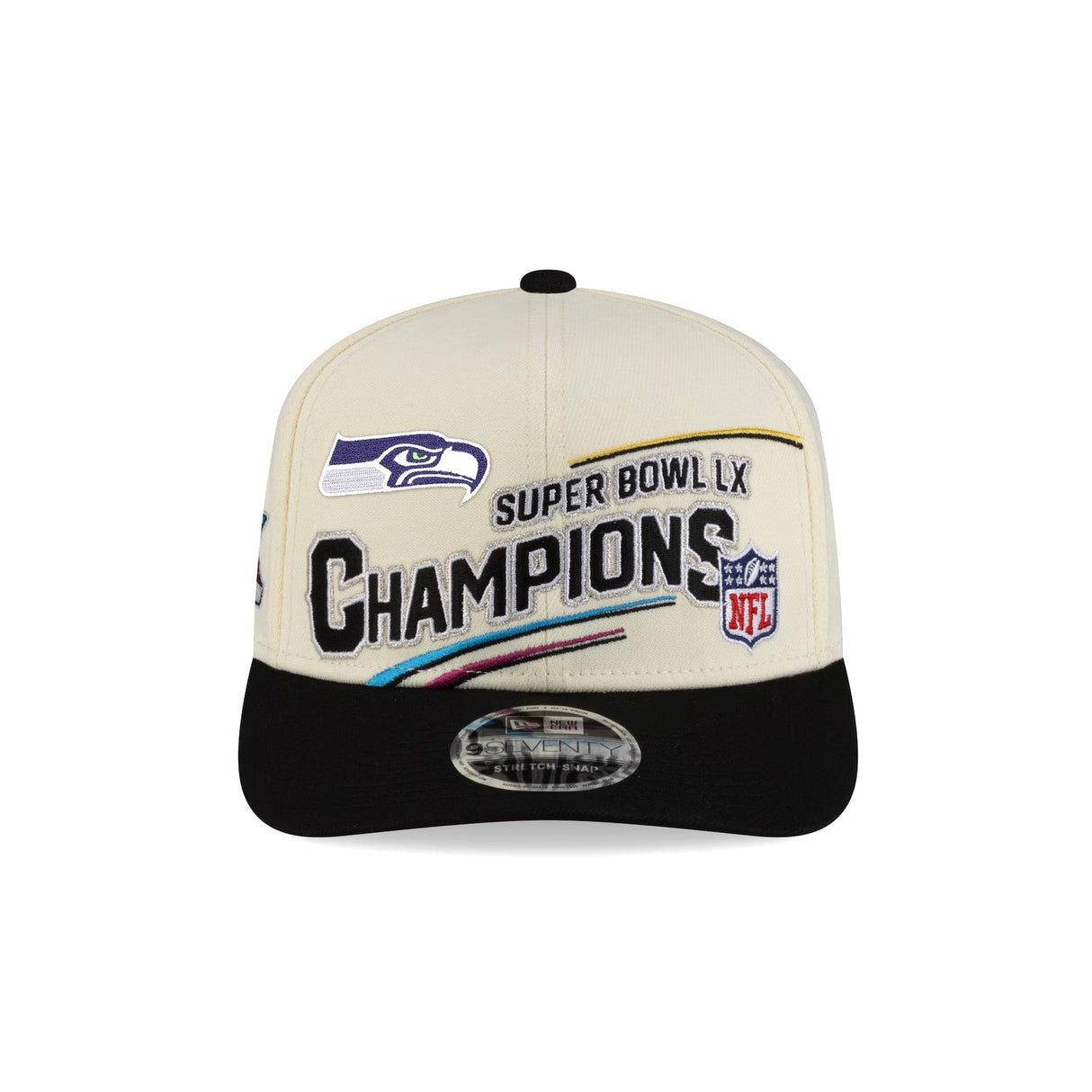 Seattle Seahawks Super Bowl LX Champions Locker Room 9SEVENTY Adjustable Hat - New Era - 36030712802