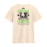 Seattle Seahawks Super Bowl LX Champions Long Ball Natural T-Shirt - Nike - 360306128401
