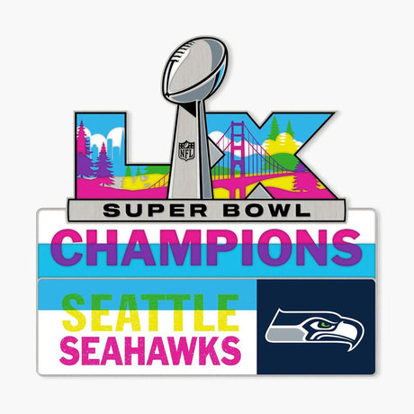 Seattle Seahawks Super Bowl LX Champions Trophy Collector's Pin - Wincraft - 36030805
