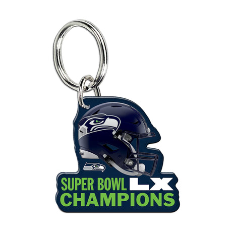 Seattle Seahawks WinCraft Super Bowl LX Premium Acrylic Key Ring - Wincraft - 36030808