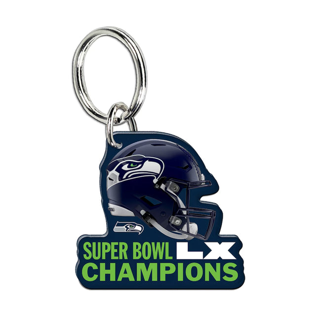 Seattle Seahawks WinCraft Super Bowl LX Premium Acrylic Key Ring - Wincraft - 36030808