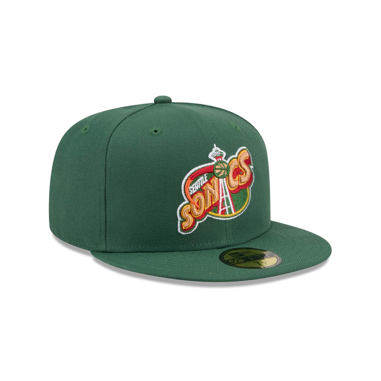 Seattle SuperSonics Hardwood Classics Green 59FIFTY Fitted Hat - New Era - 23440323301