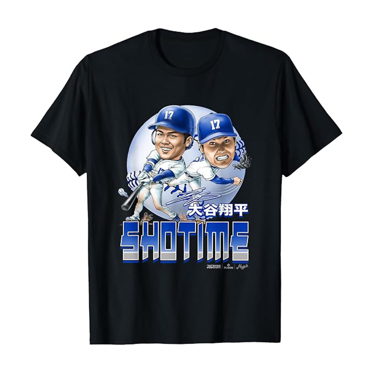Shohei Ohtani “Shotime” Black Graphic Tee - Ryno Sports - 