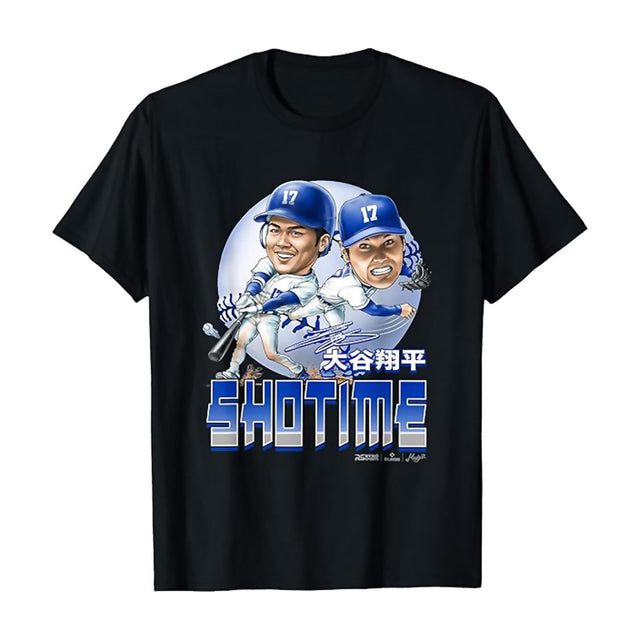 Shohei Ohtani “Shotime” Black Graphic Tee - Ryno Sports - 