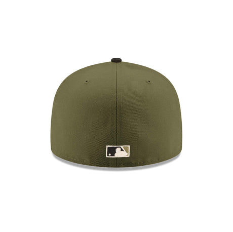 St. Louis Cardinals 125th Anniversary Patch Olive & Black "Field Issue" 59FIFTY Fitted Hat - New Era - 