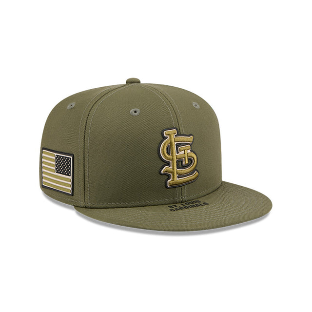 St Louis Cardinals Armed Forces Day Olive Green 59FIFTY Fitted Hat - New Era - 37090240703