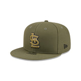 St Louis Cardinals Armed Forces Day Olive Green 59FIFTY Fitted Hat - New Era - 37090240703