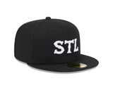 St. Louis Cardinals Authentic Collection Black STL 59FIFTY Fitted - New Era - 