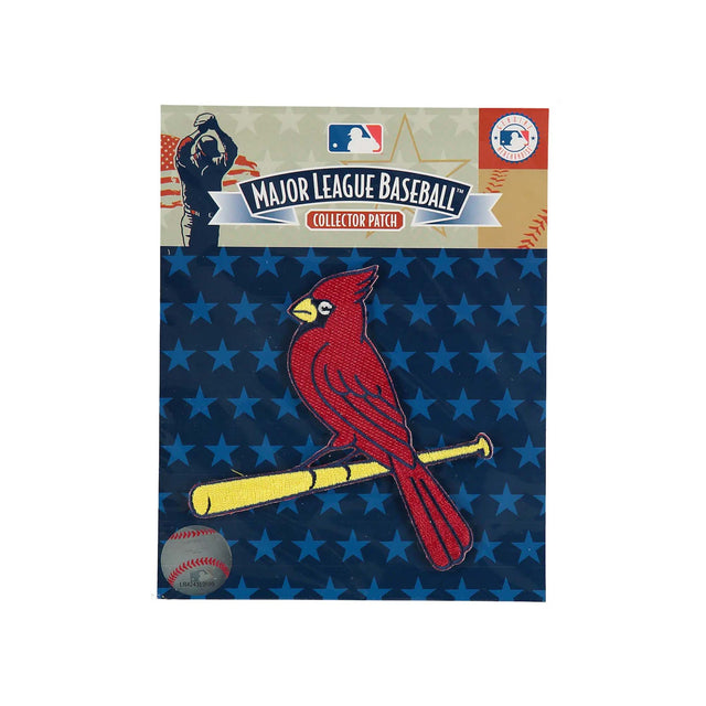 St. Louis Cardinals Batting Cardinal Embroidered Patch - The Emblem Source - 