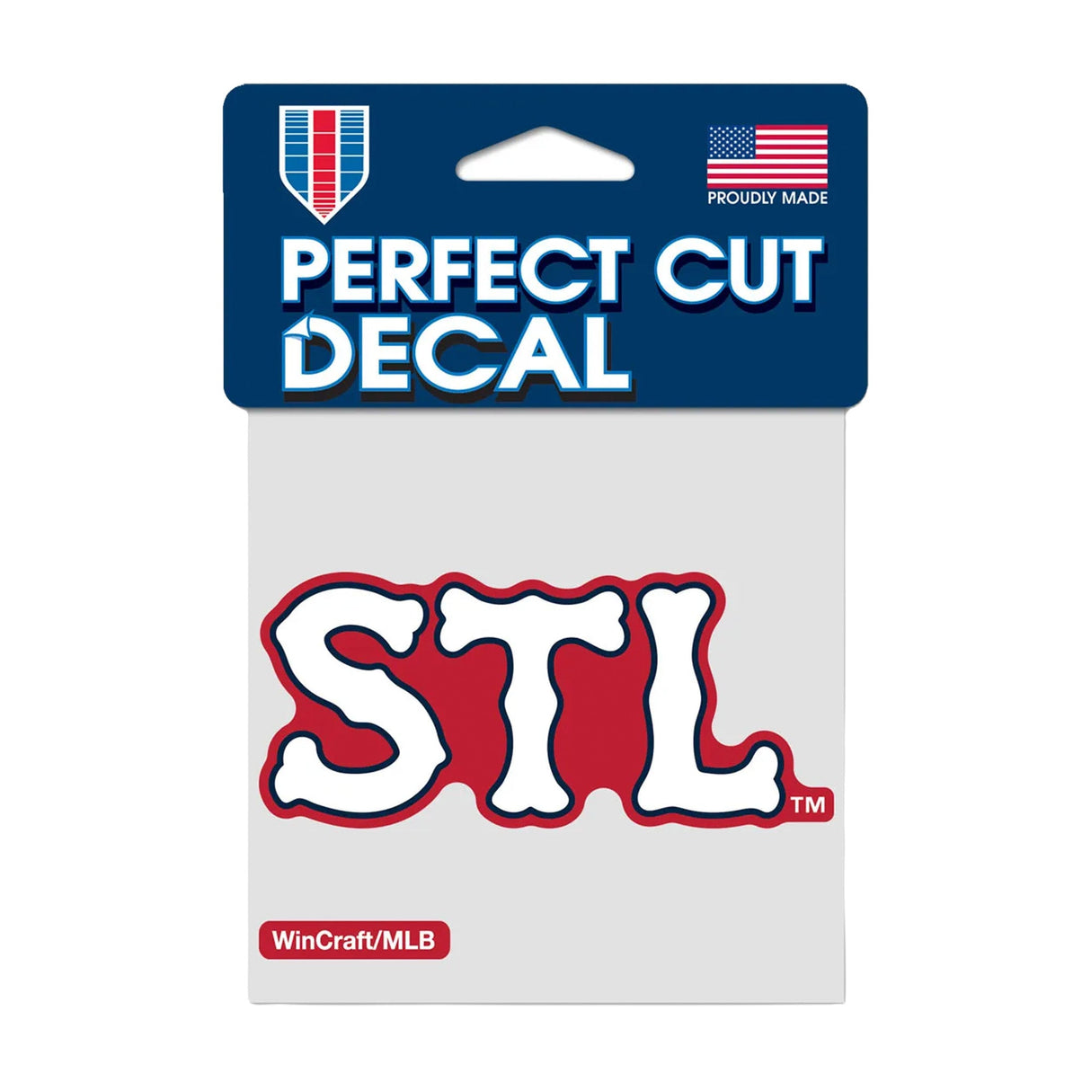 St. Louis Cardinals City Connect 4x4 Perfect Cut Decal - Wincraft - 3271407