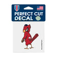 St. Louis Cardinals Cooperstown Collection Retro Mascot Logo 4x4 Perfect Cut Decal - Wincraft - 3210407