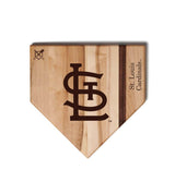 St. Louis Cardinals Home Plate Cutting Boards | Multiple Sizes | Multiple Designs - Baseball BBQ - 