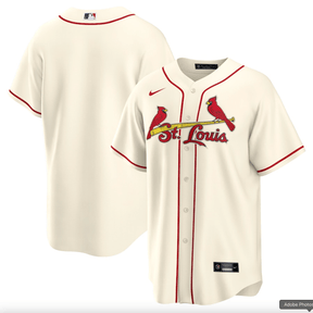 St. Louis Cardinals Nike Cream Alternate Team Jersey - Nike - 