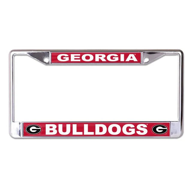 Front view of a Kentucky Wildcats license plate frame showcasing blue team graphics with a white background