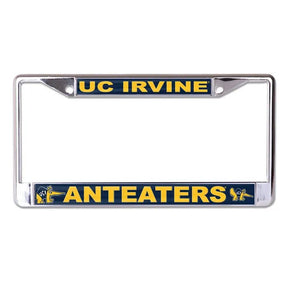 Front view of a State College license plate frame showcasing Arizona State and Sun Devils graphics on a white background