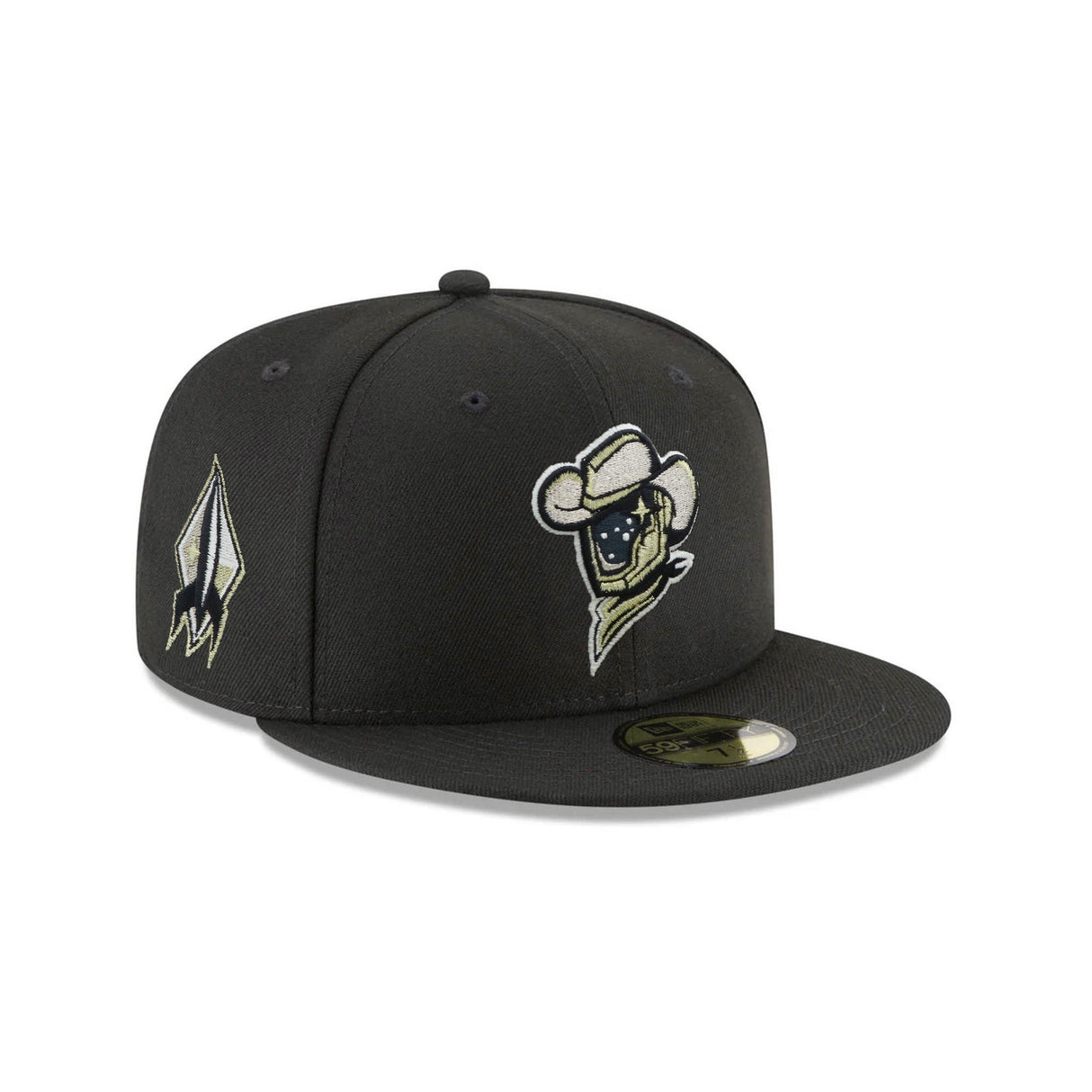 Sugar Land Space Cowboys Black 59FIFTY Fitted Hat - New Era - 232603403501
