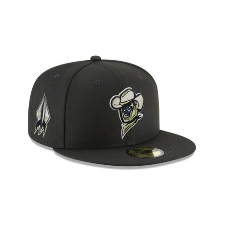 Sugar Land Space Cowboys Black 59FIFTY Fitted Hat - New Era - 232603403501