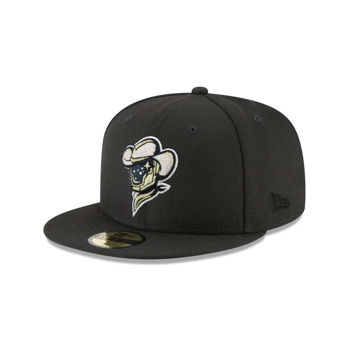 Sugar Land Space Cowboys Black 59FIFTY Fitted Hat - New Era - 232603403501