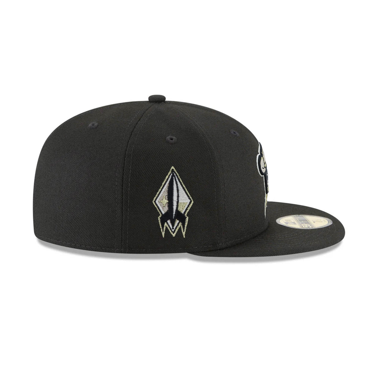 Sugar Land Space Cowboys Black 59FIFTY Fitted Hat - New Era - 232603403501
