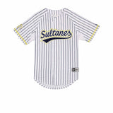 Sultanes de Monterrey White Pinstripe New Era Baseball Jersey - New Era - 