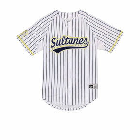 Sultanes de Monterrey White Pinstripe New Era Baseball Jersey - New Era - 