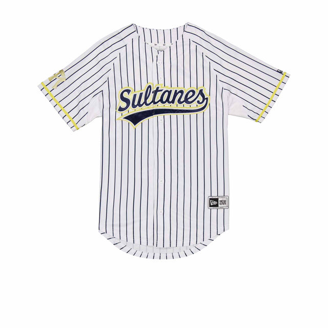 Sultanes de Monterrey White Pinstripe New Era Baseball Jersey - New Era - 
