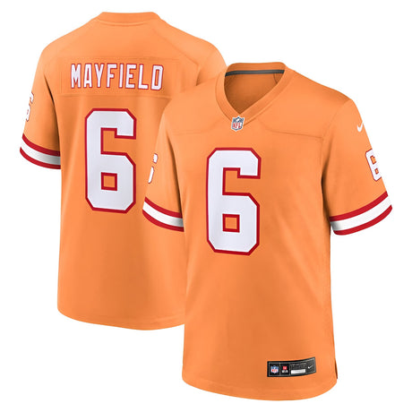 Tampa Bay Buccaneers Baker Mayfield Nike Orange Throwback Game Jersey - Nike - 