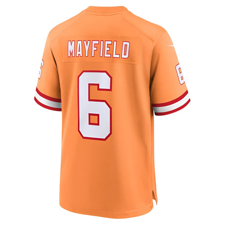 Tampa Bay Buccaneers Baker Mayfield Nike Orange Throwback Game Jersey - Nike - 